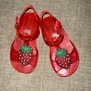 Old Navy Toddler girls strawberry jelly sandals